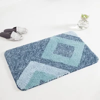 paysota mediterranean style modern simple striped carpet bathroom mat door toilet bedroom absorbent non slip rug can be washable