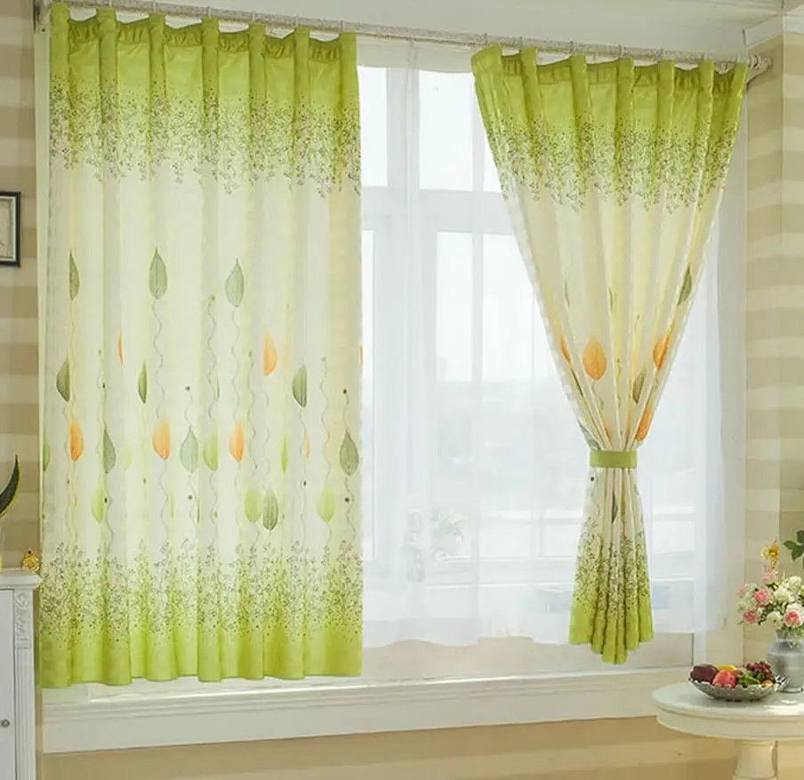 2 метра высокий занавес законченный зазор волна короткое окно половина спальни