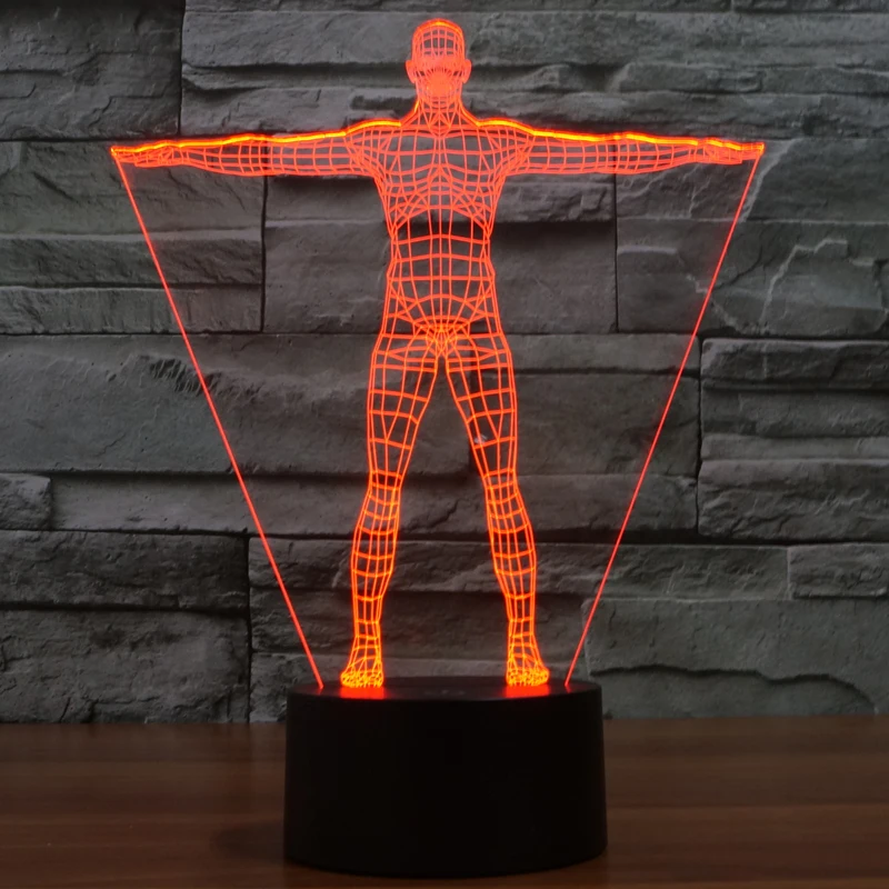 3D настольная лампа оригинальная лава 7 цветов чудесная ночник USB с сенсорным