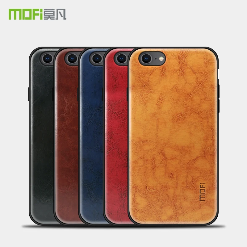 Для iPhone 6 s оригинальный MOFI роскошный силиконовый из искусственной кожи мягкий