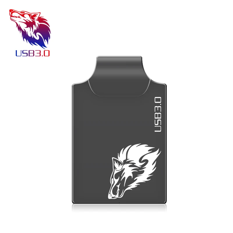 gray USB 3,0 супер мини USB флеш 128 ГБ Флешка 64 ГБ 32 ГБ высокоскоростной флеш-накопитель 16 Гб для ПК/ноутбуков флеш-накопитель usb флешка cle usb - Цвет: gray