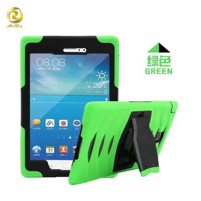 Чехол для samsung Galaxy Tab E 9,6 T560 SM-T561,! Высокое качество, 3 в 1, тяжелая броня, модный противоударный силиконовый чехол