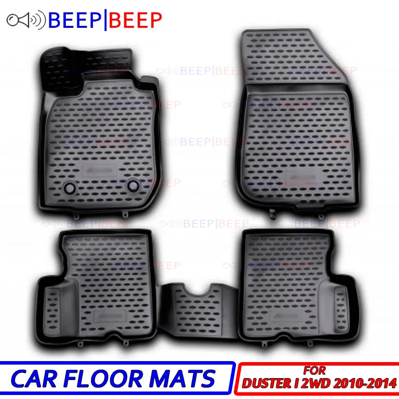 For Renault Duster 2WD 2010-2015 car floot mats carpets auto floor dustproof skidproof styling interior decoration |