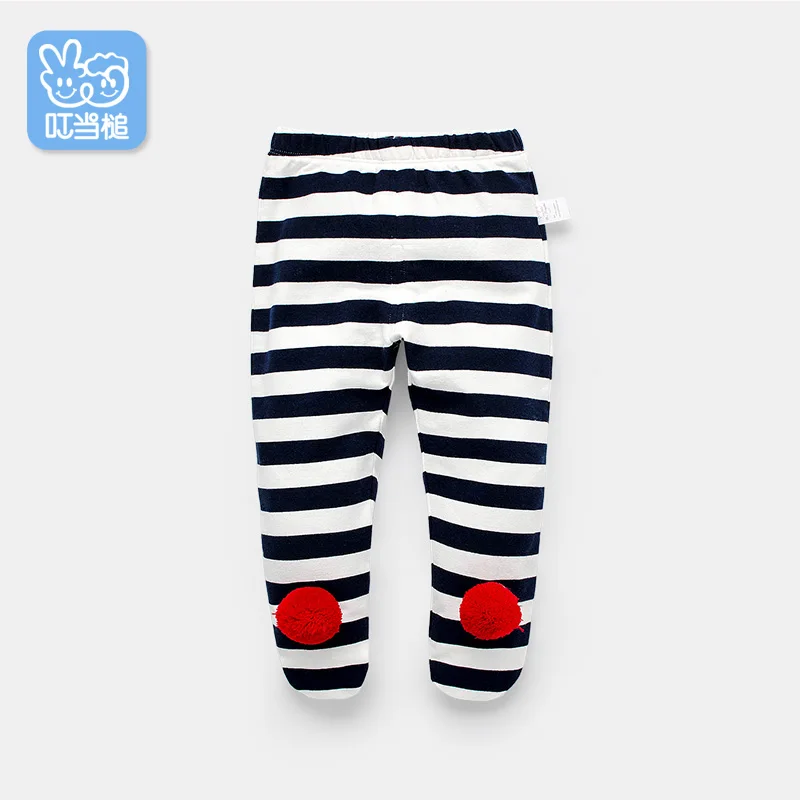 Штаны в полоску Dinstry для мальчиков и девочек детские леггинсы на весну осень