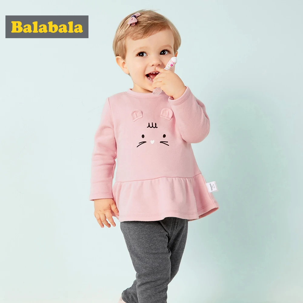 Balabala/2 шт./компл. Новинка Очаровательная Осенняя теплая одежда для новорожденных
