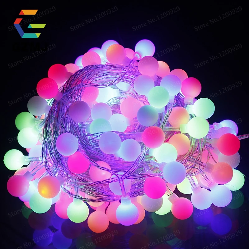 Гирлянда светодиодная уличная с теплым белым светом 10 м 100 светодиодов|fairy lights