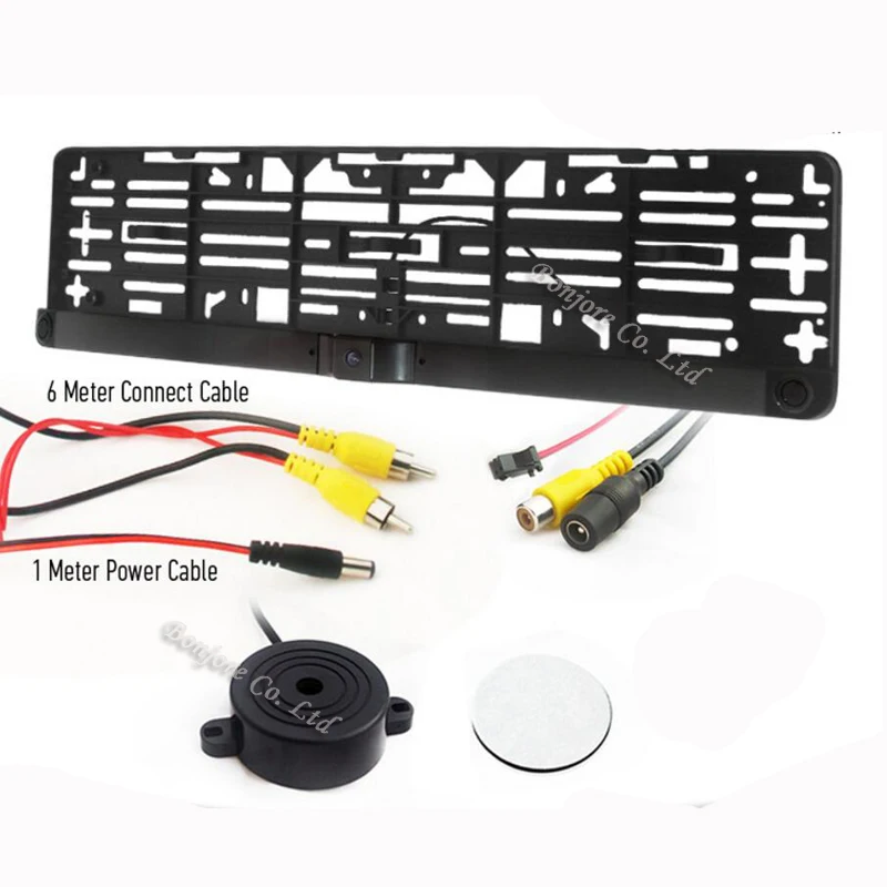 Видимый парковочный датчик заднего парковочного радара HD CCD Европа Россия рамка