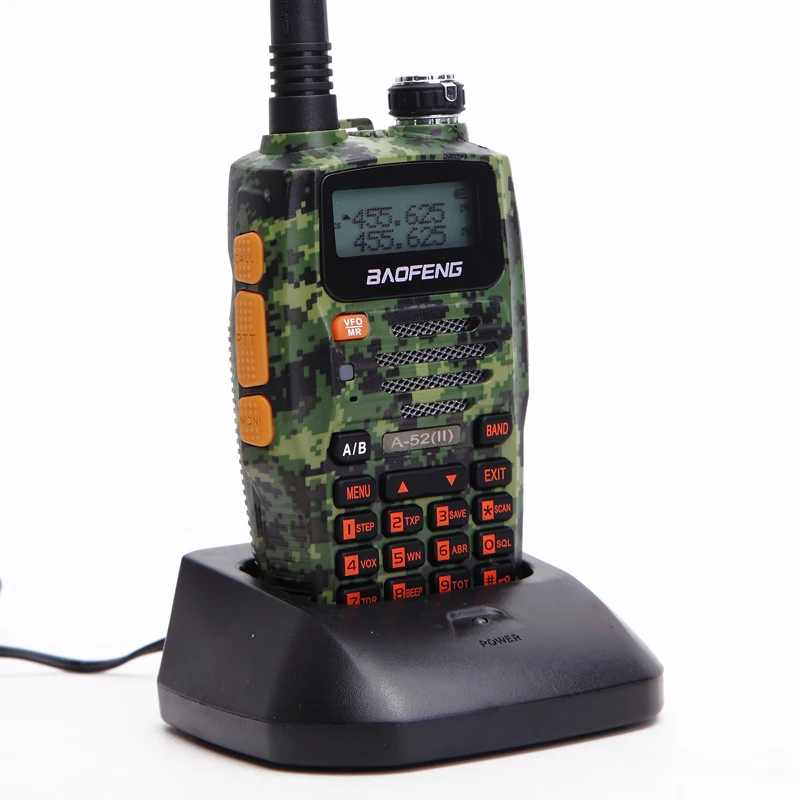 Baofeng A-52 II 8 Вт мощный охотничий игра иди и болтай Walkie Talkie CB двухстороннее радио 10 км дальний трансивер Портативный радио A52 UV-5R