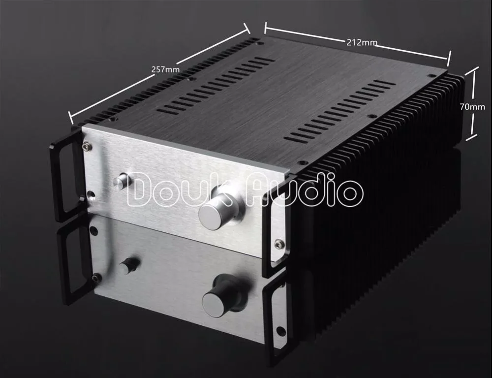 Nobsound мини алюминиевый корпус усилителя корпуса DIY чехол HiFi с ручкой|Усилители