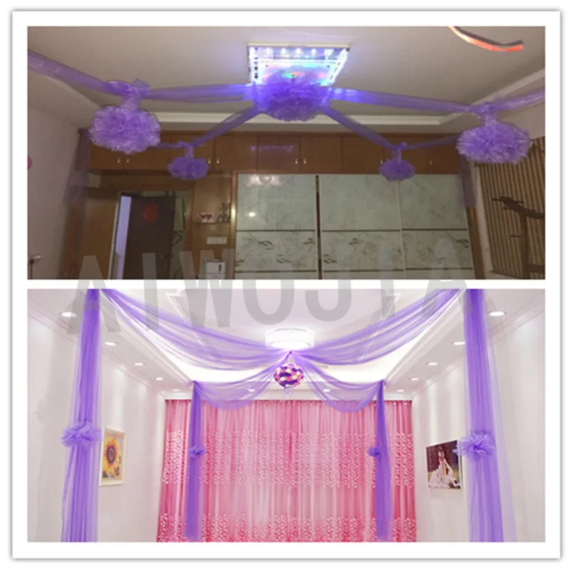 5 шт. прозрачная органза 5ZSH800 0 48 м x м|party decorations diy|car decoration for weddingwedding cars |