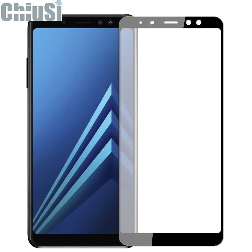 9H 2.5D полноэкранное Защитное стекло для Samsung Galaxy A8 2018 Plus защитное закаленное |