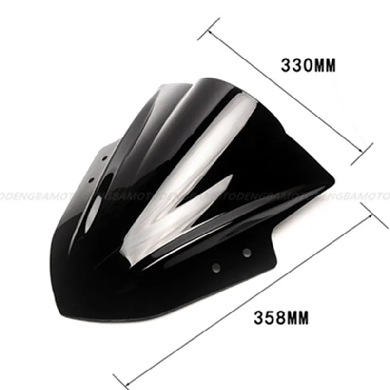 Для Kawasaki Z250 Z300 Z650 Z750 Z800 Z900 Мотоцикл ветрового стекла Лобовое стекло дефлектор