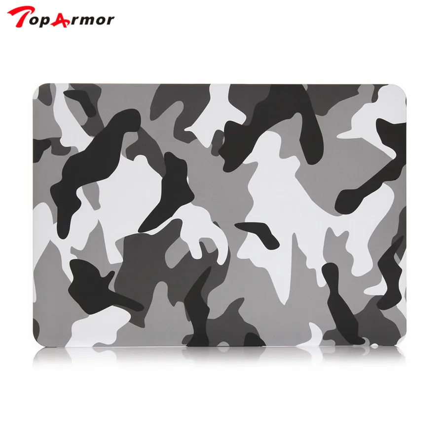 TopArmor для Macbook Air Pro с retina 11 13 15 дюймов военный Камуфляжный узор твердый пластик