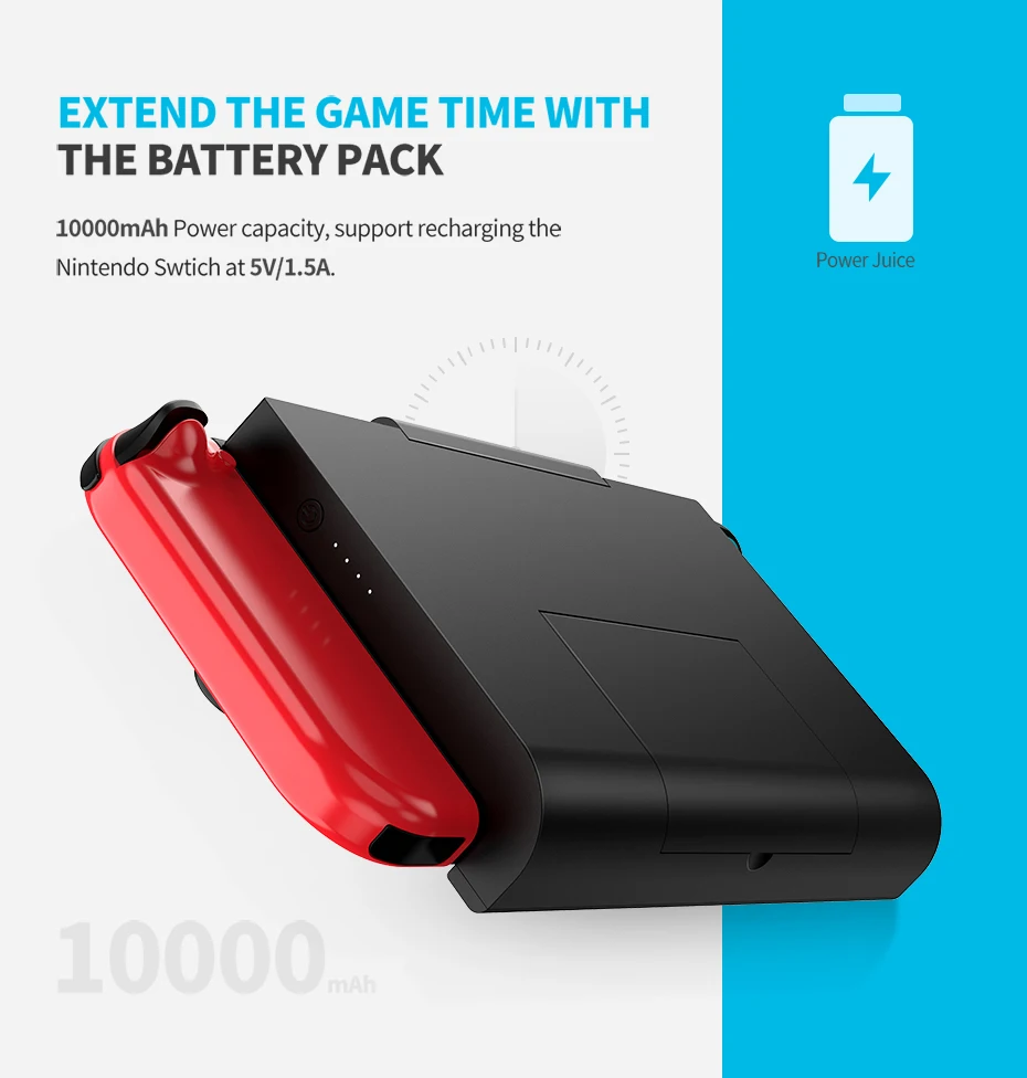 Ugreen, 10000 мА/ч, Дополнительный внешний аккумулятор для Kind Switch Chager battery 5V2A, быстрая зарядка для телефона, для nintendo, стойка-переключатель, док-станция