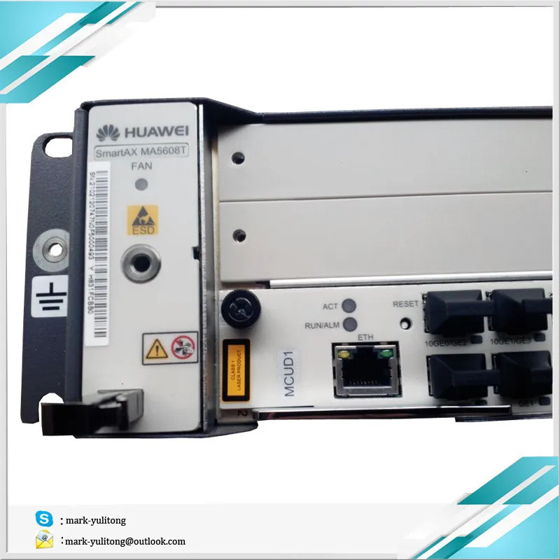 Mini MA5608T GPON / EPON OLT FTTH Hua Wei com 2 * MCUD1 10g планка исходящего канала 1 mpwd AC + DC плата