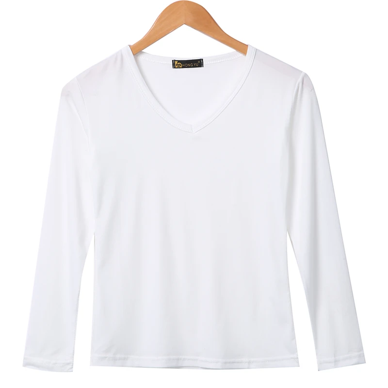 Однотонные Модные женские рубашки 2017 однотонная блузка с круглым вырезом и