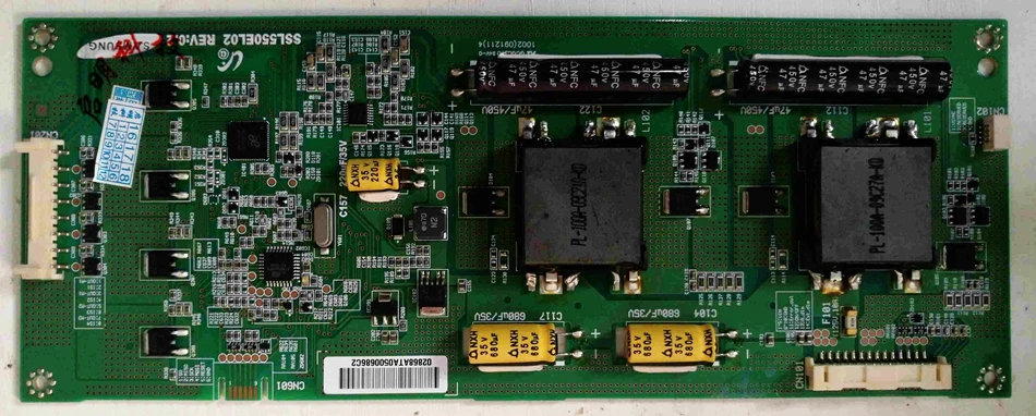 

Original iTV55830DE high voltage board SSL550EL02 REV: 0.2 LED55718GP