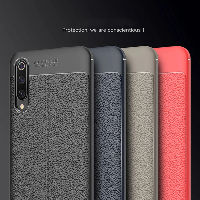 Чехол для Xiaomi mi 9 SE ультратонкий кожаный мягкий силиконовый чехол из ТПУ телефона