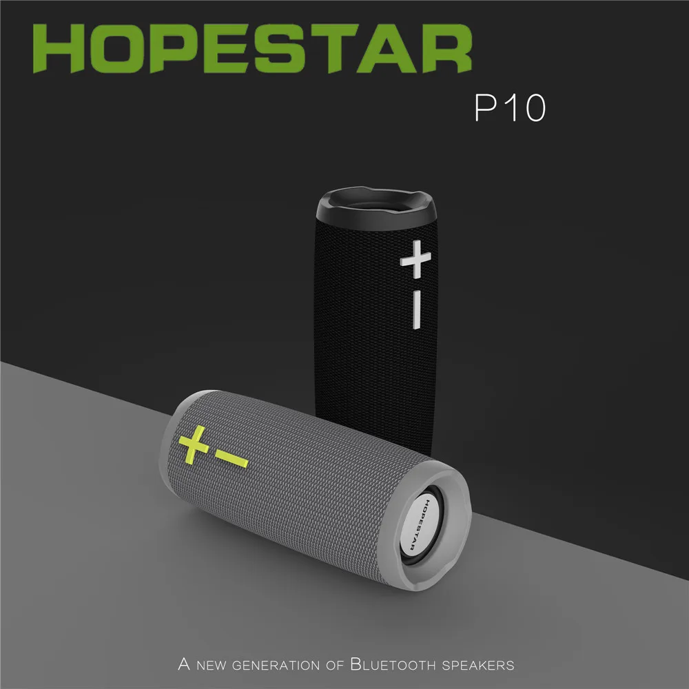 HOPESTAR P10 портативный Bluetooth динамик оригинальный водонепроницаемый открытый