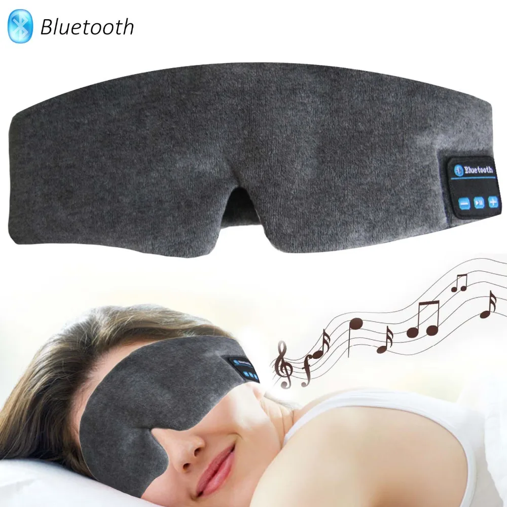 JINSERTA Беспроводные стерео Bluetooth наушники маска для сна держатель телефона мягкие