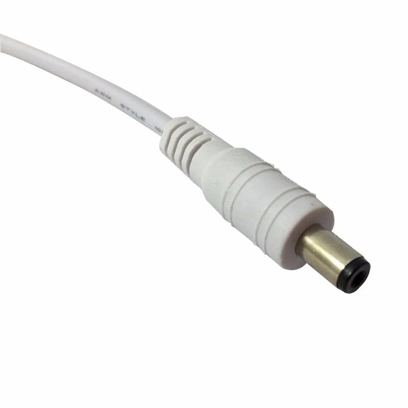 GRN-FLASHING 5.5x2.1mm DC Male Power Jack Connector Adapter Wire Cable For 5050 3528 led strip CCTV IP camera | Обустройство дома