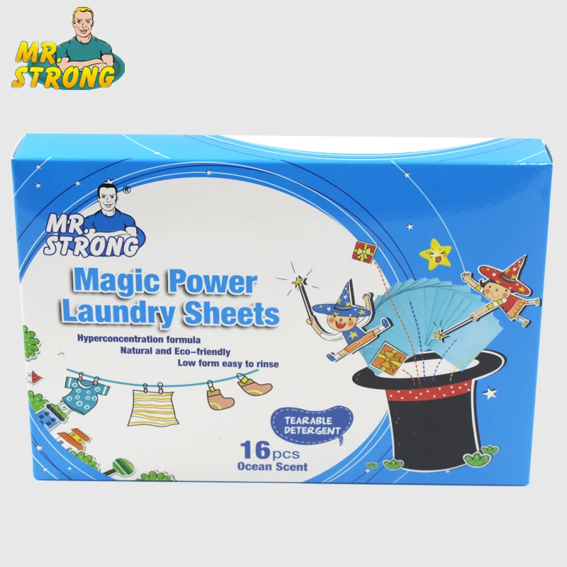 Супер концентрированные листы для стирки 2 коробки/комплект цветная выемка листа