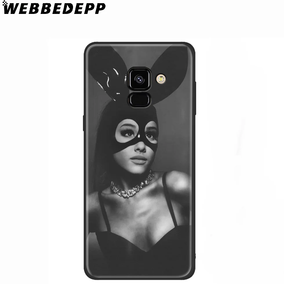 WEBBEDEPP Ariana Grande силиконовый чехол для Samsung Galaxy A3 A5 A6 A7 A8 A9 A10 A20 A30 A40 A50 A70 M10 M20 M30 |