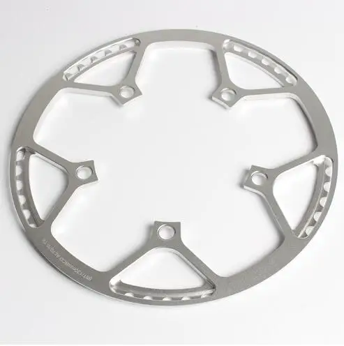 56T silver chainring Litepro шатун цепи 130 BCD складной велосипед BMX односкоростная цепь колеса AL7075 170 мм Crank 130bcd зуб 45T 47T 53T 56T 58T - Цвет: 56T silver chainring