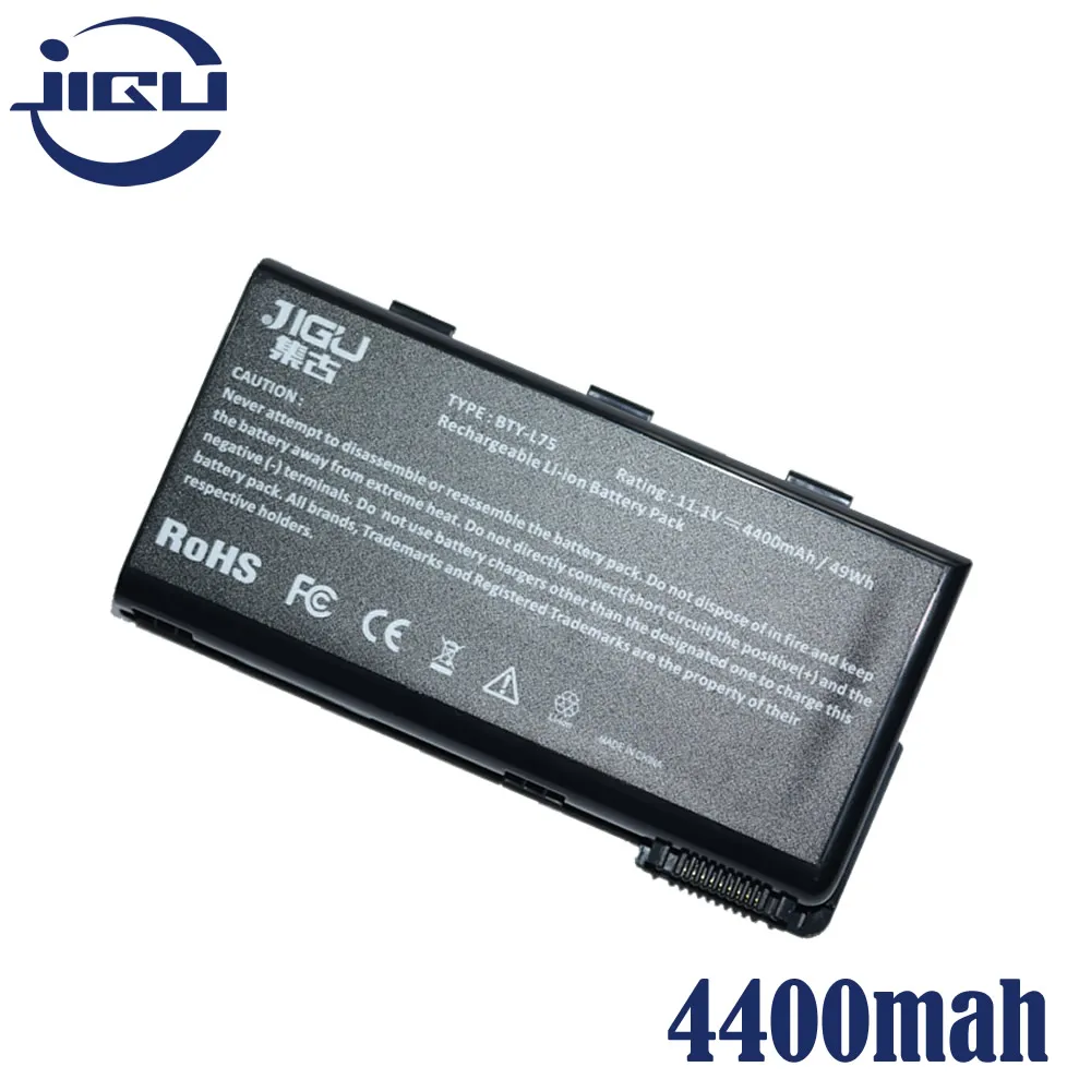 Jigu батарея для ноутбука BTY-L74 BTY-L75 91NMS17LF6SU1 MSI A5000 A6000 A6200 все серии CR600-001US CR600-013US CR600-017US