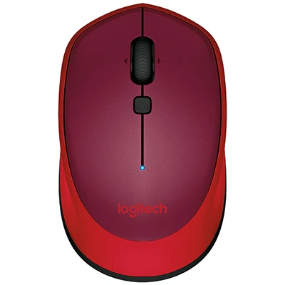 Red without package Logitech M336 Беспроводной Bluetooth Мышь с красочными 1000 точек/дюйм для Windows 7/8/10, Mac OS X 10,8, Chrome OS Android 3,2 - Цвет: Red without package