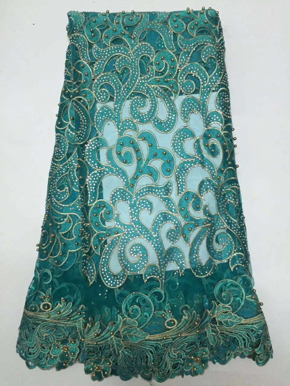 

Последнее французское кружево 2018 африканская вышивка кружевная отделка высокое качество тюль кружевная ткань для нигерийского бисера кру...