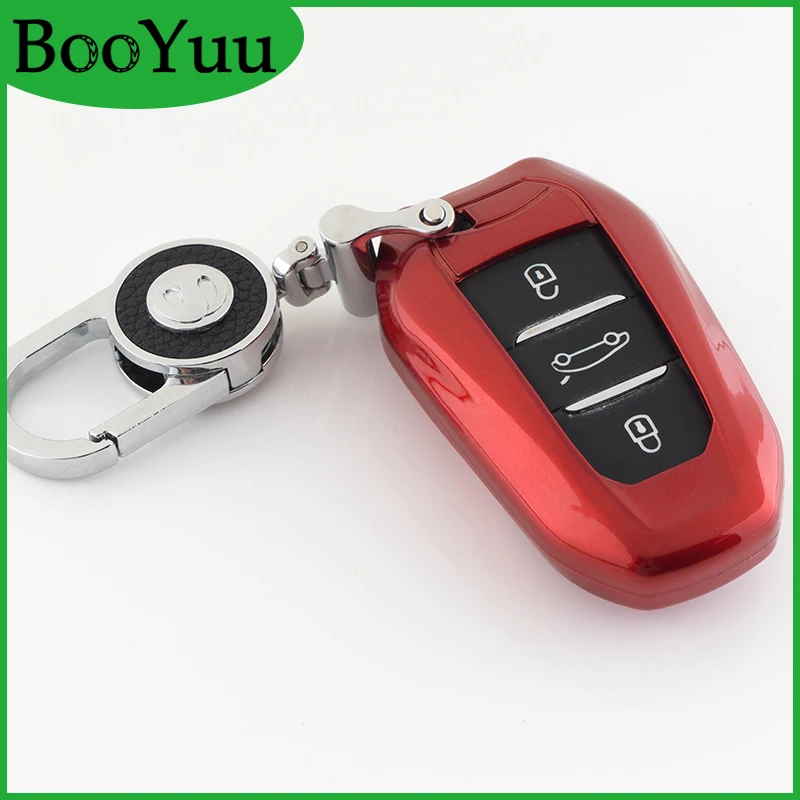 Чехол для ключей автомобиля BooYuu ABS + Plaint Citroen C4 C4L C5 C6 C3XR DS4 DS5 DS6 Elysee Picasso AIRCROSS