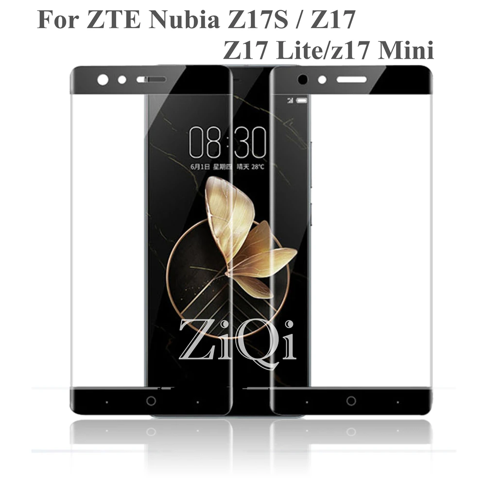 2 шт. защита экрана Nubia Z17 для ZTE Mini Lite MiniS изогнутые части закаленное стекло Z17S