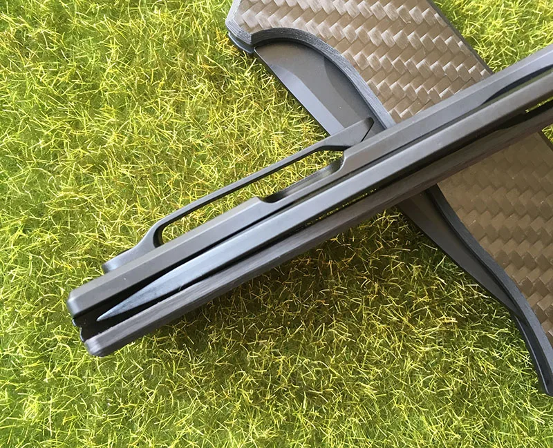 NIGHTHAWK Flipper 0804CF CTS 204P лезвие из титана CF ручка складной нож для походов на природе охотничьи Карманные Ножи EDC инструменты