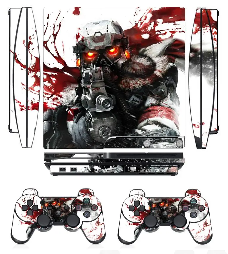 254 виниловые защитные наклейки для Sony PS3 Slim PlayStation 3 и 2 контроллера | Электроника