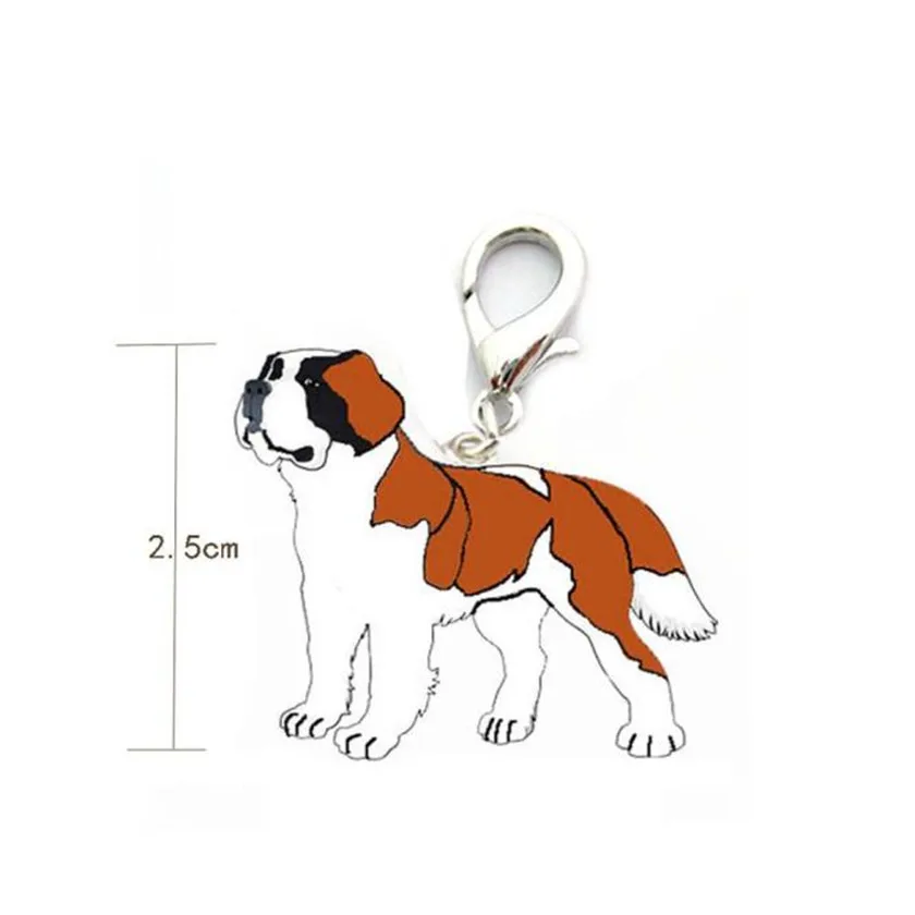 Практичный Новый сенбернар dog Tag Диск Pet ID аксессуары из эмали ожерелье подвеска