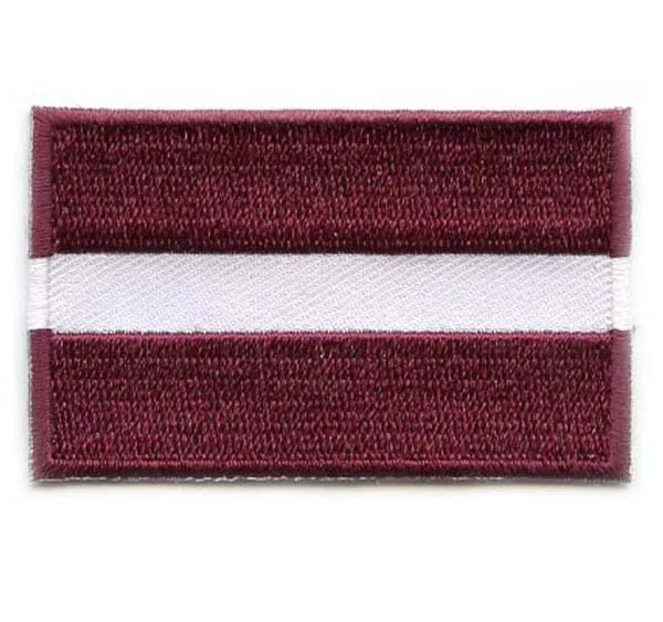 Латвийские вышитые нашивки бирки для одежды персонализированные этикеток