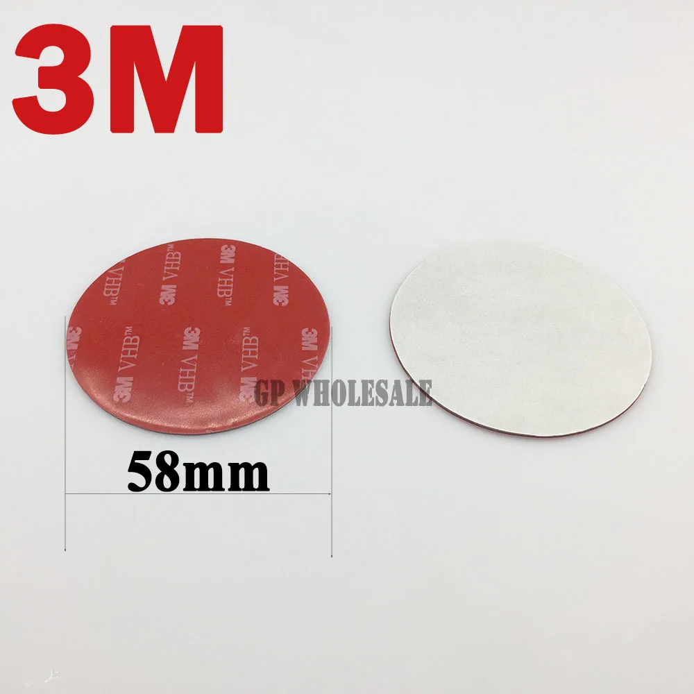 

20pcs 3M VHB 5608A 58mm Round Double Sided Circle Acrylic Foam Tape Pad 0.8mm Thick