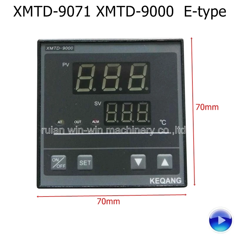 2 шт. XMTD 9071 E Тип 9000 KEQUANG цифровой Температура контроллер для пленки дуя машина по
