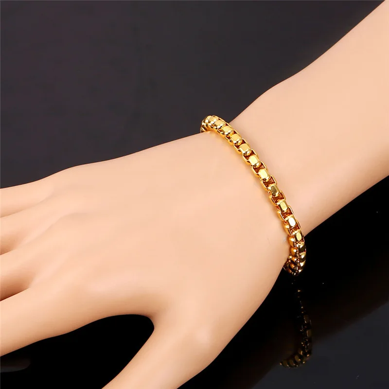 Шкатулка для ювелирных изделий цепочка браслет ожерелье крутой предмет 5 мм 55 см