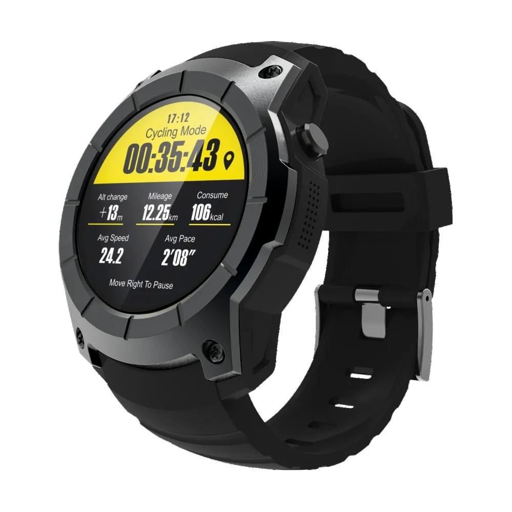 Smartch S958 GPS Smart Watch Multi-function Sport Heart Rate Monitor Support SIM TF Card Barometer Activity Track Mu |