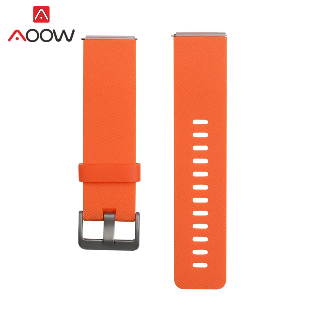 Orange S/L силиконовый ремешок для Fitbit blaze Quick Release из мягкой резины для дайвинга, спортивный сменный Браслет, ремешок для смарт-часов - Цвет ремешка: Orange