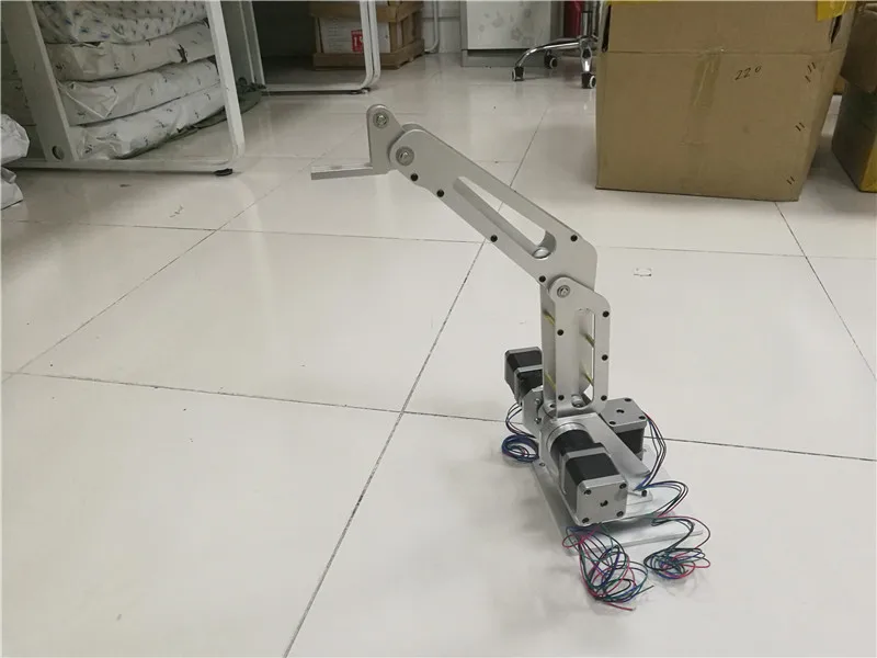 3 dof рука робота промышленный робот-манипулятор промышленного шаговый двигатель diy 3d принтер лазер вырезать для arduino МЕГА Павер