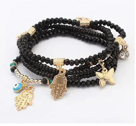 Fashion Bohemian Bracelets for Women Beaded Multilayer &amp Bangles Charm Pulseras Mujer Jewelry Masculina Y8927 | Украшения и
