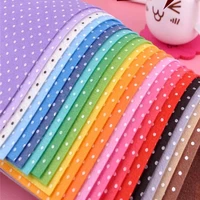 mixed 20 colors 1mm thick 100 polyester polka dot printed nonwoven felt fabric handmade fabric nonwoven diy material