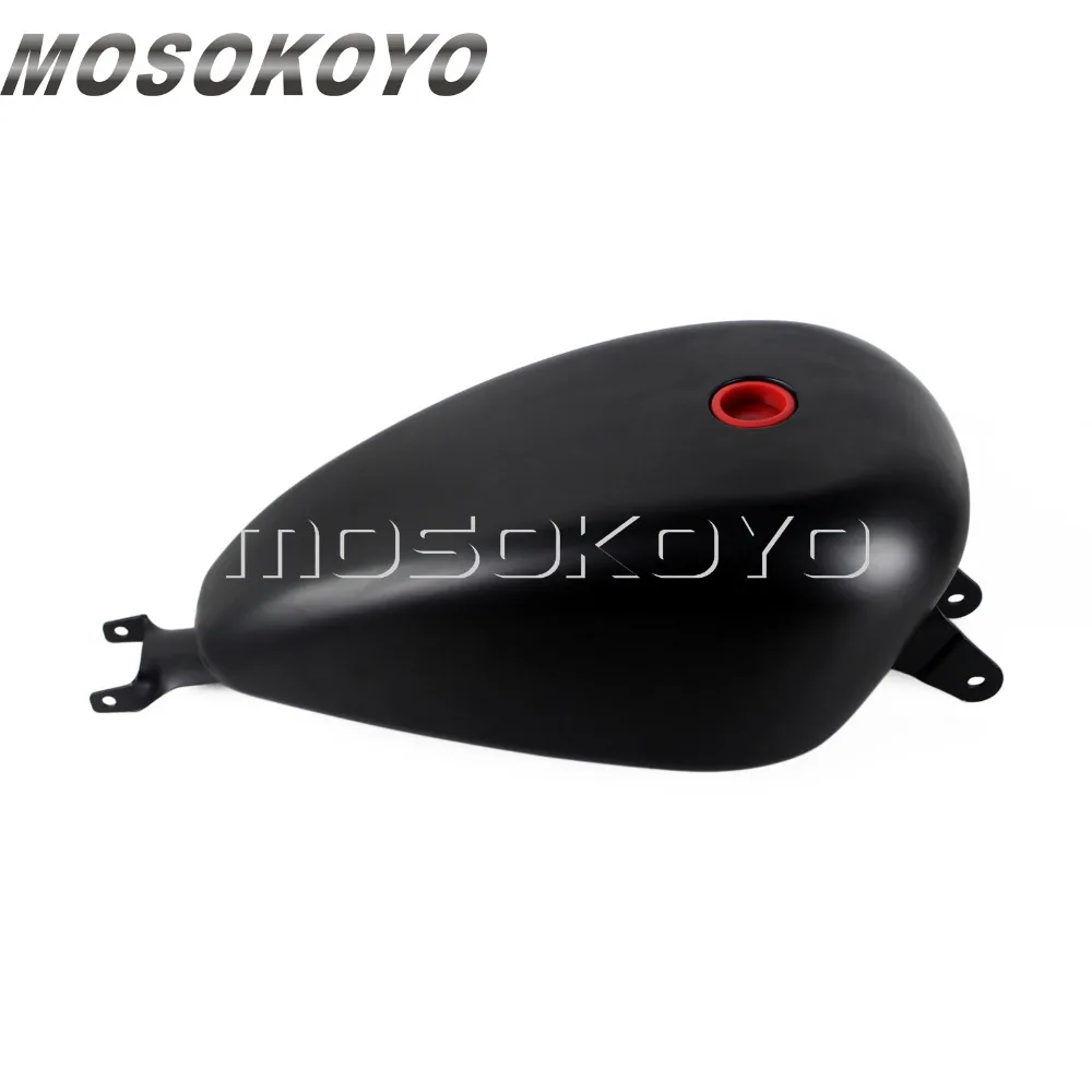 3 Гал EFI XL бак мотоцикла черные топливные баки для Harley Sportster Custom Superlow Iron 883 1200 XL883 XL1200