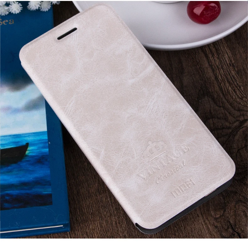 Бежевый Mofi для Xiaomi Redmi Pro чехол высокого качества Роскошный флип-чехол из искусственной кожи для Xiaomi Redmi Pro 5,5'' - Цвет: Бежевый