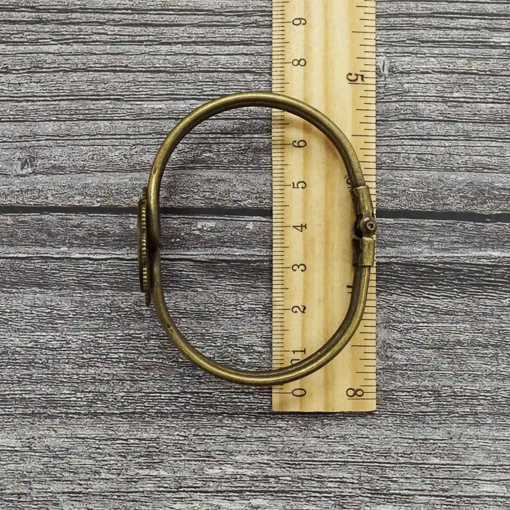 1 шт. внутренний размер 20 мм Бронзовый браслет блюдечко для фурнитуры База