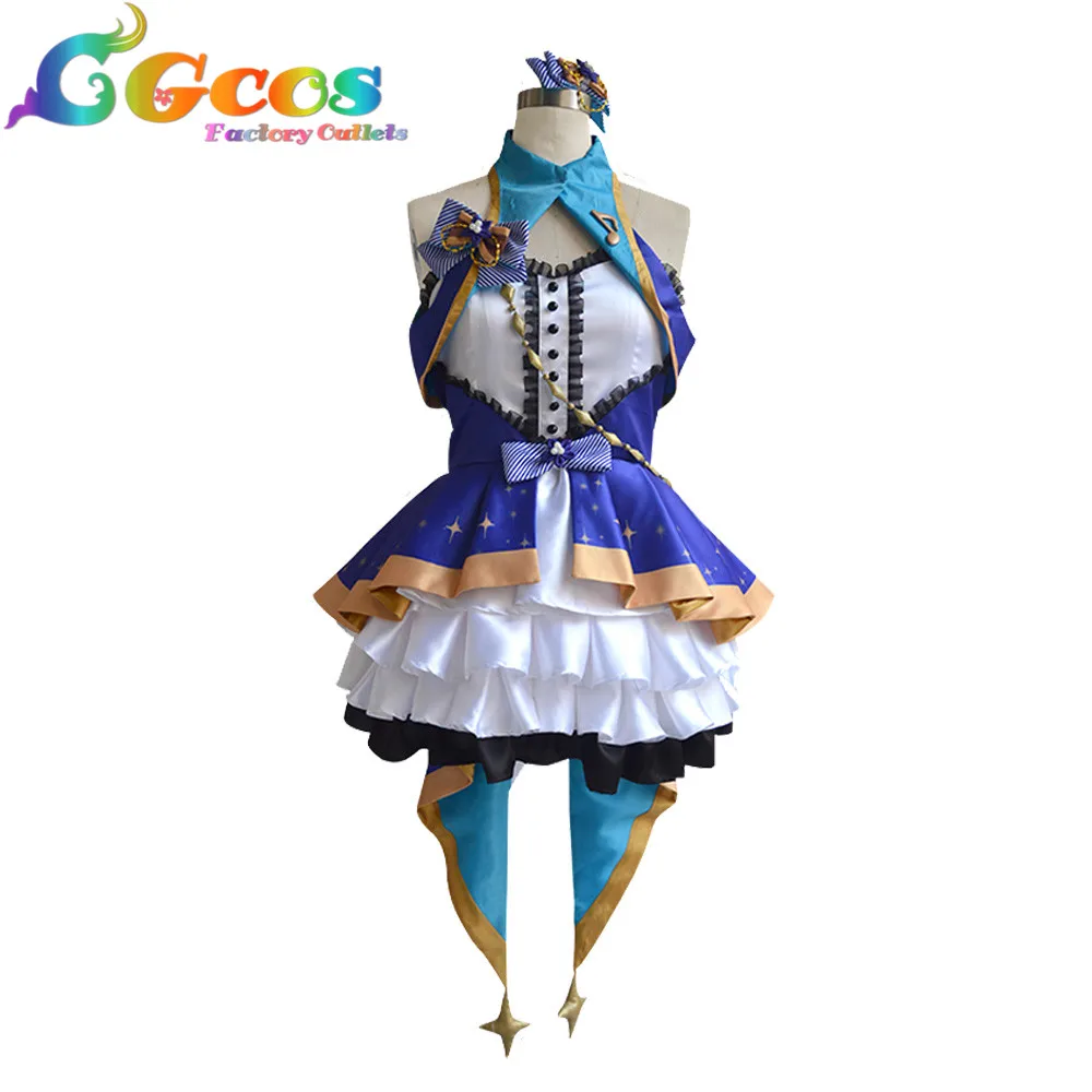 CGCOS Бесплатная доставка Косплэй костюм The idolmaster Золушка для девочек Узуки