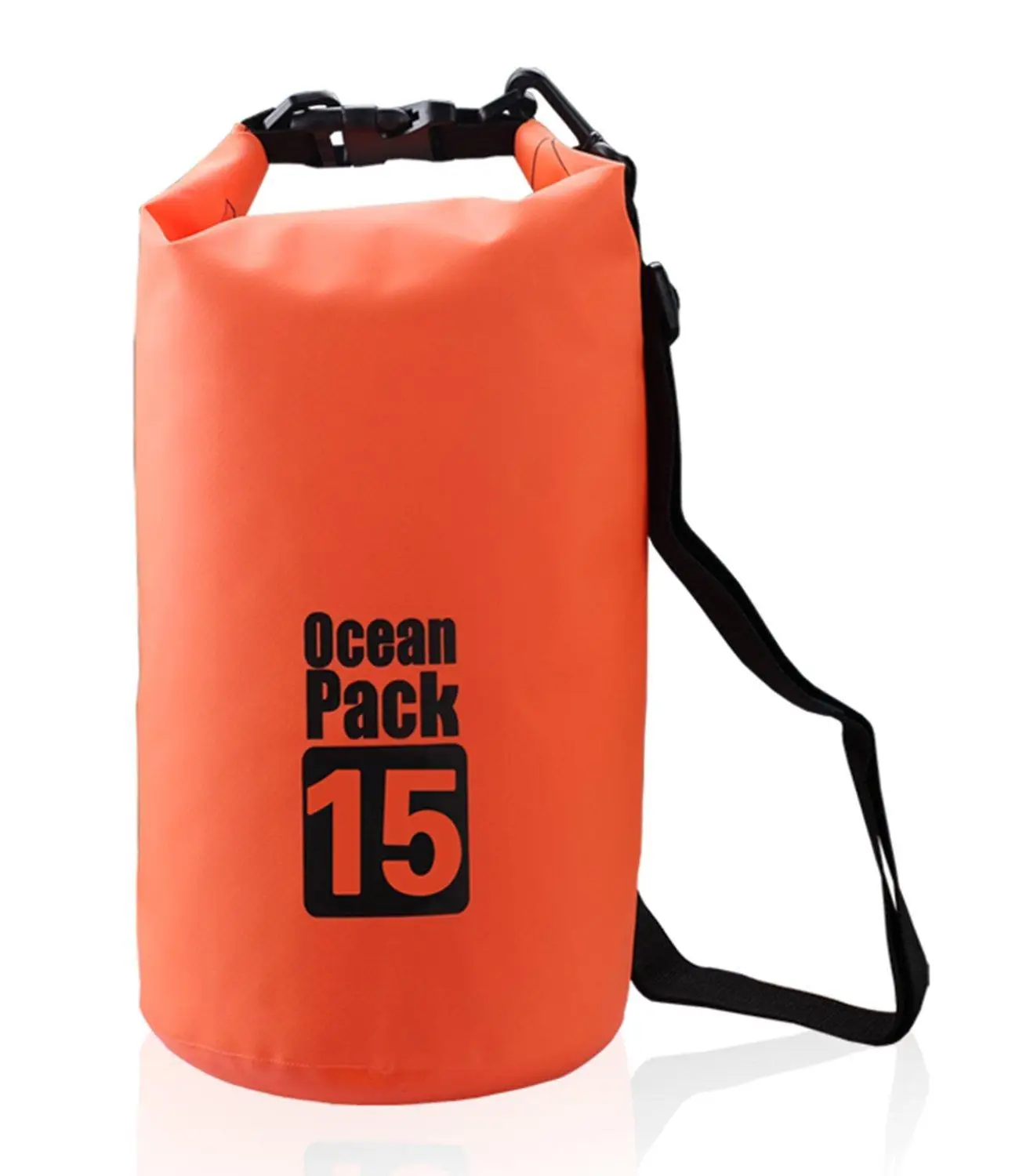 orange 15L 15L 20L 30L водонепроницаемая сумка с плечевым ремнем ПВХ брезент водонепроницаемый рюкзак для наружного кемпинга плавания - Цвет: orange 15L